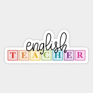 english teacher Sticker